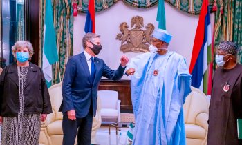 President Muhammadu Buhari, U.S. Secretary Of State, Discussed Security, Democracy In Nigeria
