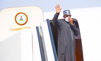 President Buhari Departs Abuja For EU-AU Summit In Belgium