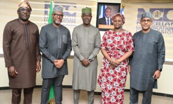NCC Topshots  with  Telecoms Industry Stakeholders During Courtesy  Visit To NCC Headquarters At Abuja