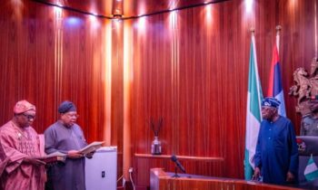 Tinubu Swears In New Ministers of Power, Foreign Affairs Amid Push for Policy Continuity